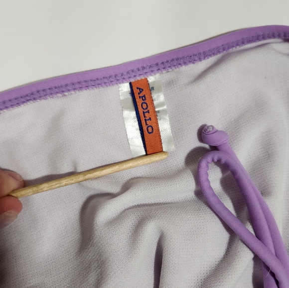 NWOT Apollo Swimwear Tie Side Bottoms size L - Picture 2 of 5